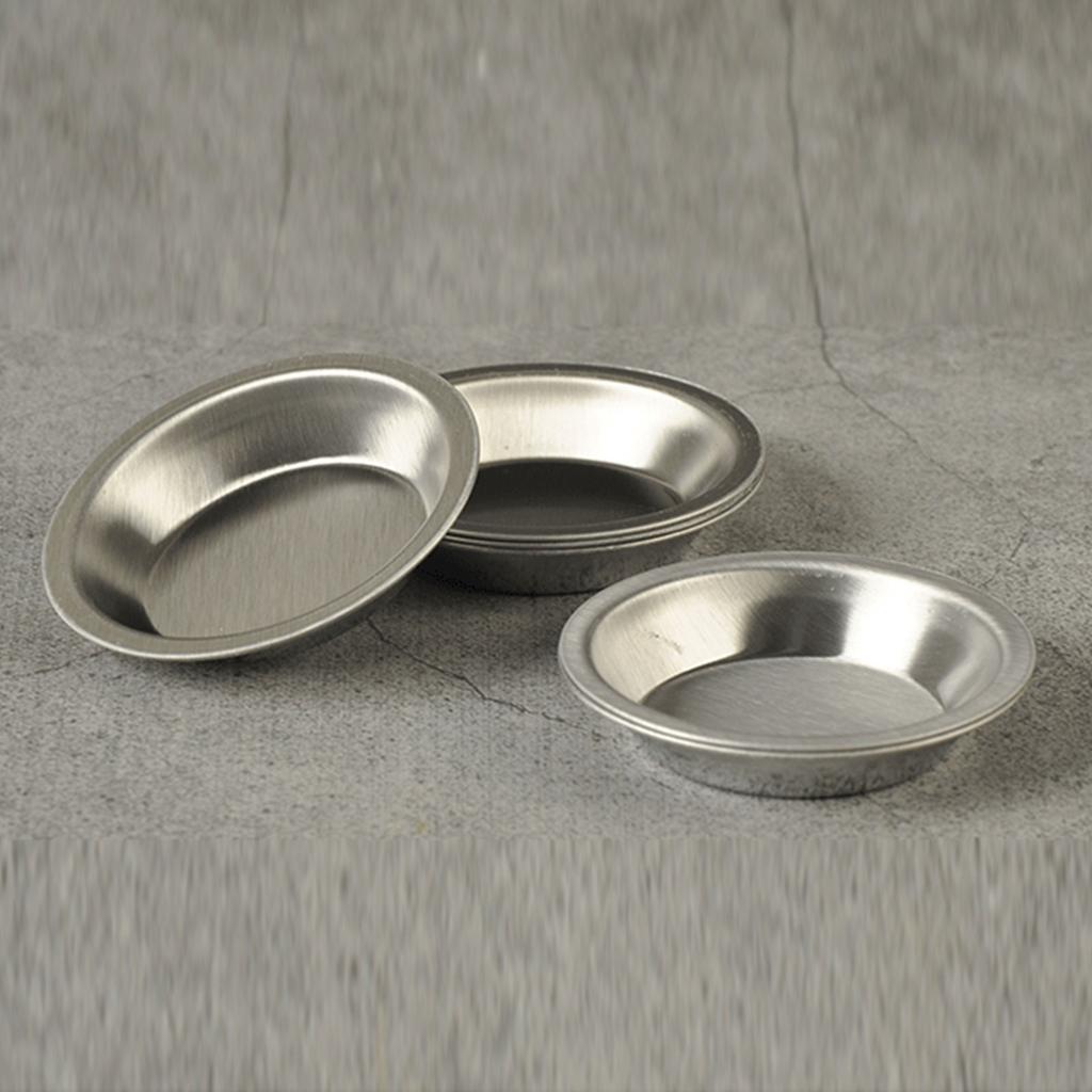 6 Pcs Small Round Paint Tray Painting Color Palette Paint Mixing Palette Tray Suitable for Mixing Various Pigments