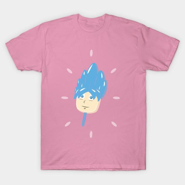 T Shirt Women Super Saiyasicle Blue Raspberry God Flavor Harajuku Print Kawaii Tshirt Summer Short Sleeve Female T-Shirt Top Tee