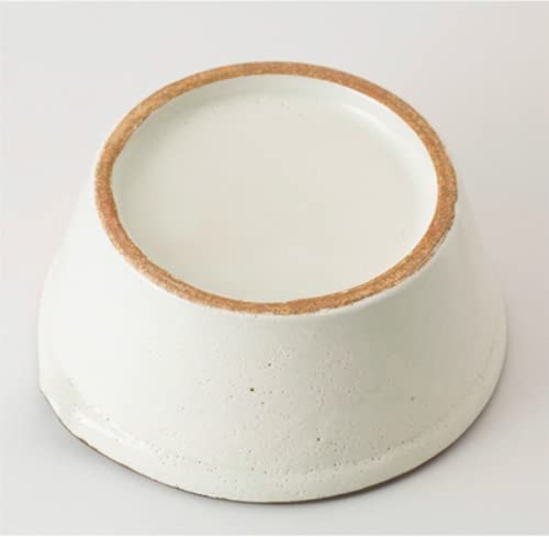 Kamoshika Douguten Large Mortar and Pestle, Made in Japan, Banko Ware Ceramic, Flat Bottom (Large Mortar and Pestle (Black))