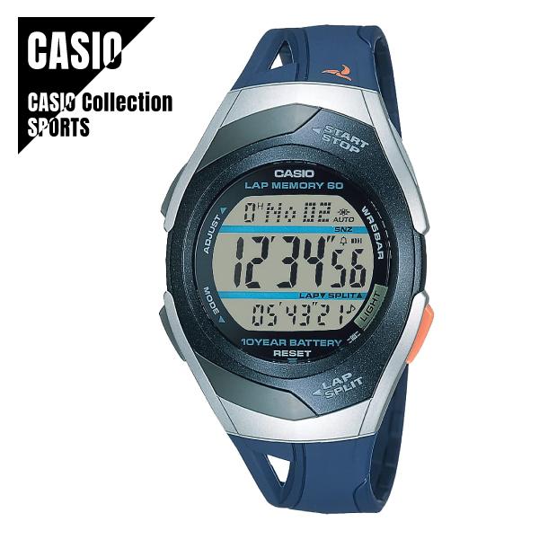 CASIO PHYS Running Gray x Watch STR-300J-2AJH Watch, Blue, Men's/Women's