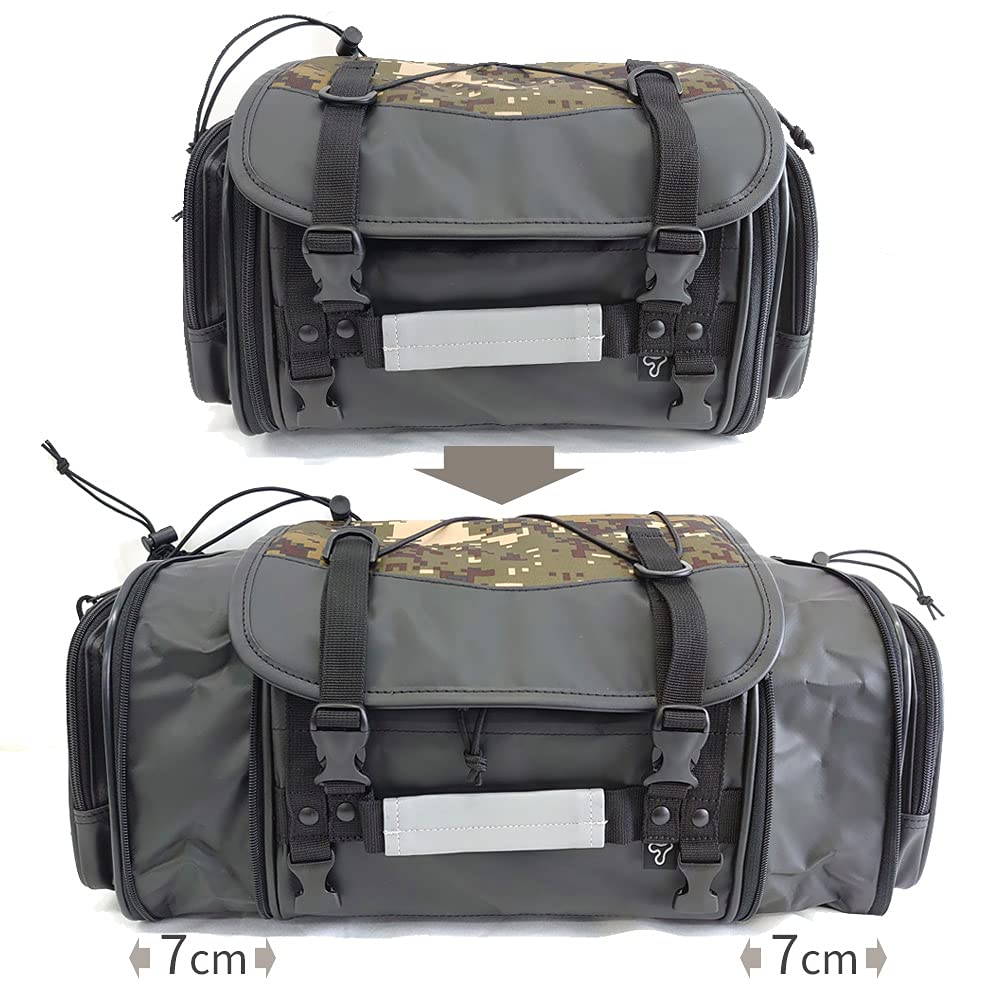 TANAX MOTOFIZZ Mini Field Seat Bag Capacity (Digital Camo) 19-27L MFK-251C