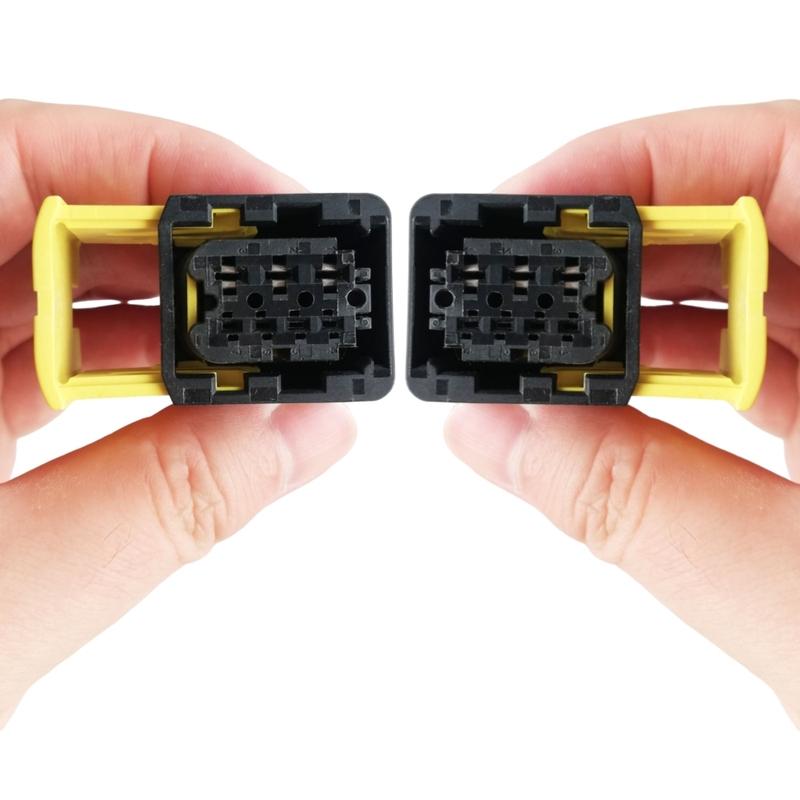 2Pcs 7Pin Connector Wire Harness For Mercedes Actros MP5 Truck Tail Light Plug Socket Wiring Cable Spare Parts Accessories
