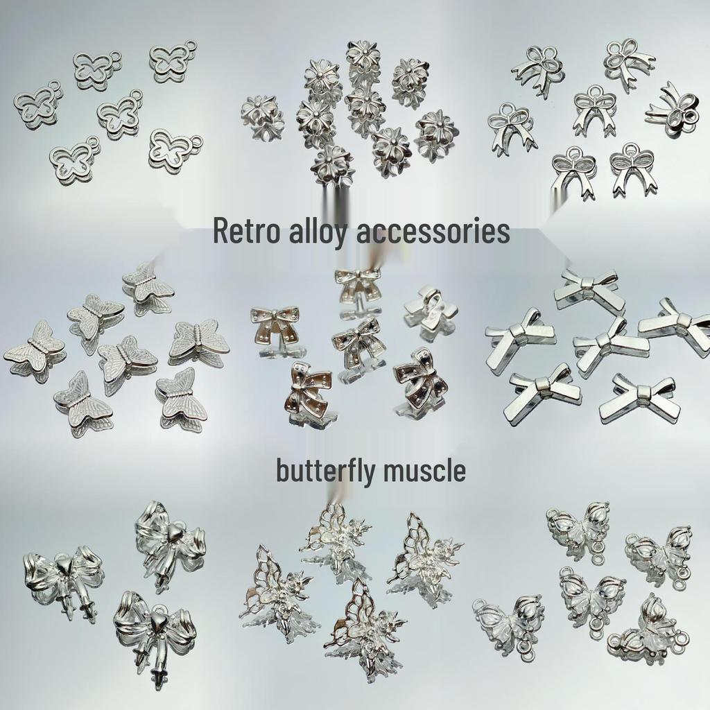 Butterfly Series: Alloy Pendant & Loose Beads Accessories for DIY Bracelets & Necklaces