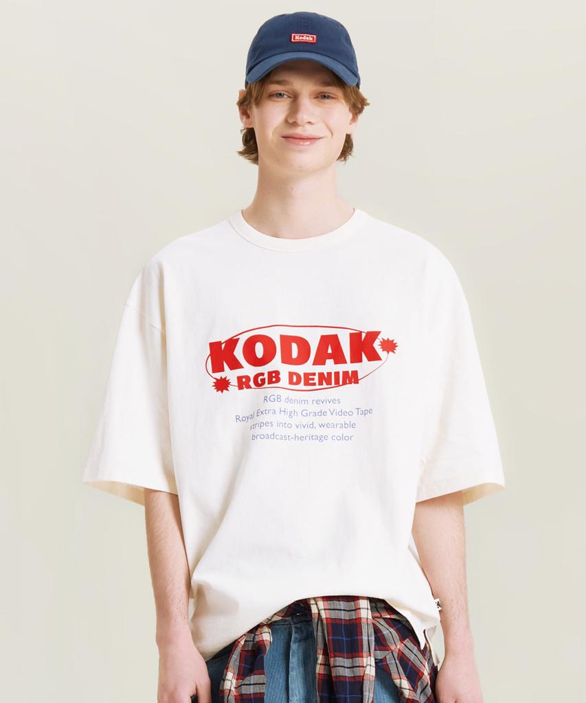 KODAK Rgb Cotton Short Sleeve T-Shirt White