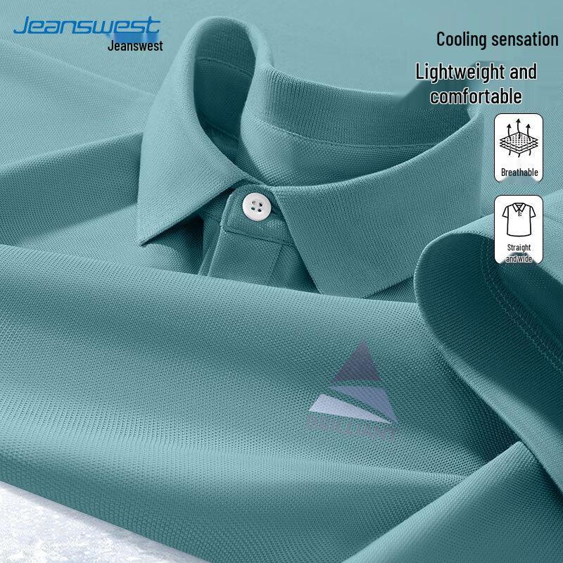 Jeanswest 2025 Men s Casual Short-Sleeve Polo Shirt 4XL
