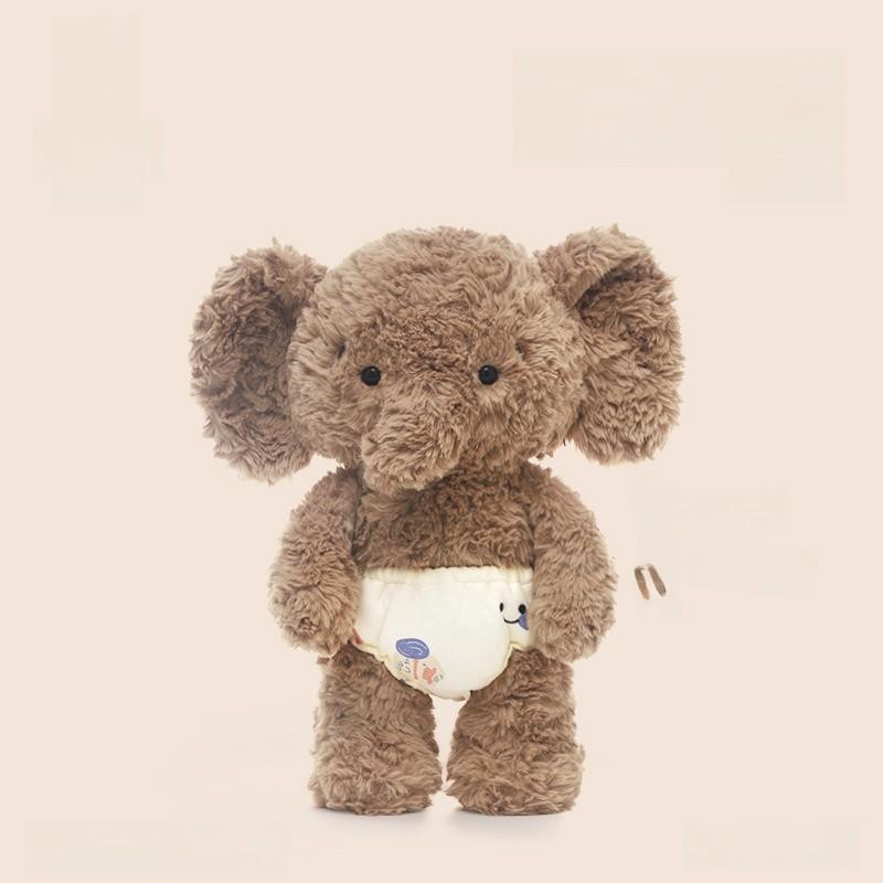 Classic Elephant Plush Toy With Pp Cotton Filling For Kids Safe Comfort
