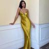 Women's Sexy Long Dress Sleeveless Backless Solid Colours Party Dress