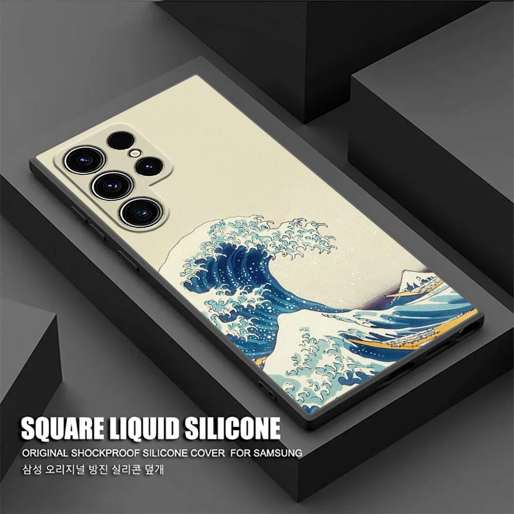 

The Great Wave Katsushika Hokusai S26Ultra Case For Samsung Galaxy S26 S25 S24 S23 S20 S21 FE S22 Ultra Plus 5G Soft Phone Cover Galaxy S20