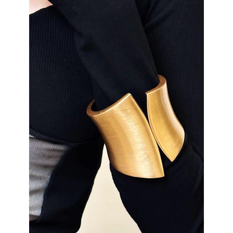 European and American Spring and Summer New Style Exaggerated Design Wide Fashion Bracelet for Women, Versatile Trendy Jewelry