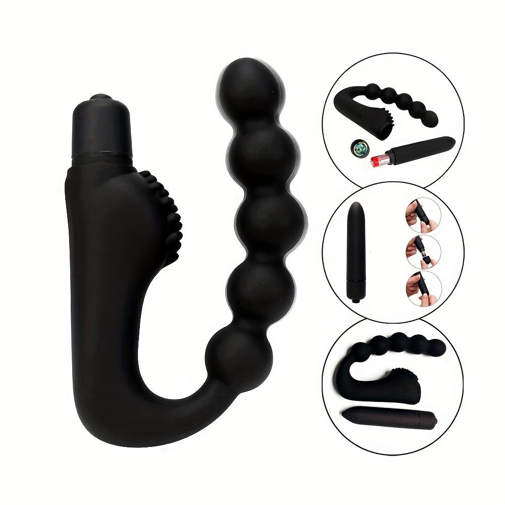 10 Frequency Anal Plug Anal Beads Prostate Massager Vibrator Stimulator G-spot Masturbator Sex Toys for Couple Erotic Products