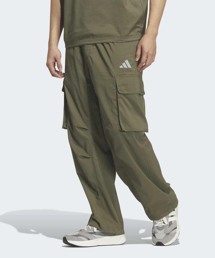ADIDAS City Tech Loose Fit Woven Cargo Pants - Olive / Ks1178