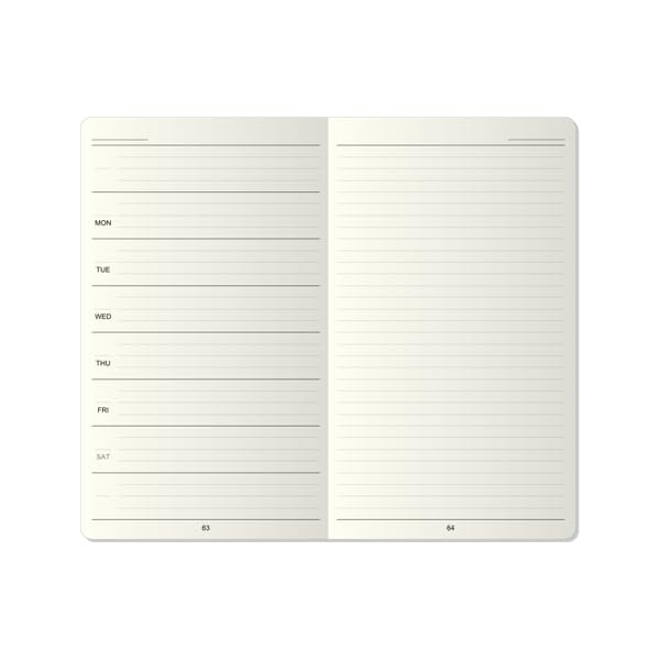 Itoya Free Diary, Single Side, 1 Week