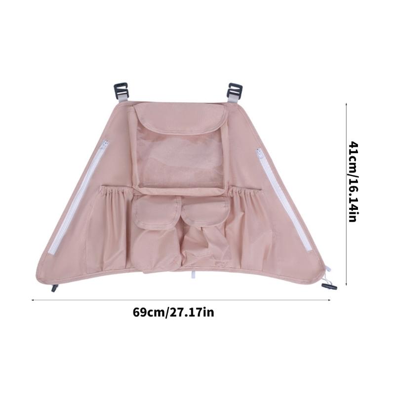 Baby Carriage Storage Accessory Spacious Waterproof Design Organiser Bag Easy To Clean Hanging Utility