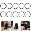 Set Of 10 Premium Rubber Lid Gaskets For Food Storage Container Leakproof Sealing Rings Accessories