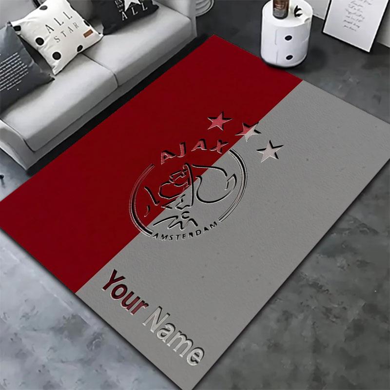 AFC Ajax Custom Name Carpet Rug for Living Room Bedroom Home Sofa Decoration,Kids Play Non-slip Floor Mat