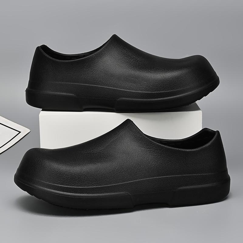 

Мода 2024 Мужские Женские ЕВА Обувь шеф-повара Нескользящая Водонепроницаемая Маслостойкая Обувь Удобные Рабочие Тапочки Уличная Обувь для Рыбалки 37-38 чёрный