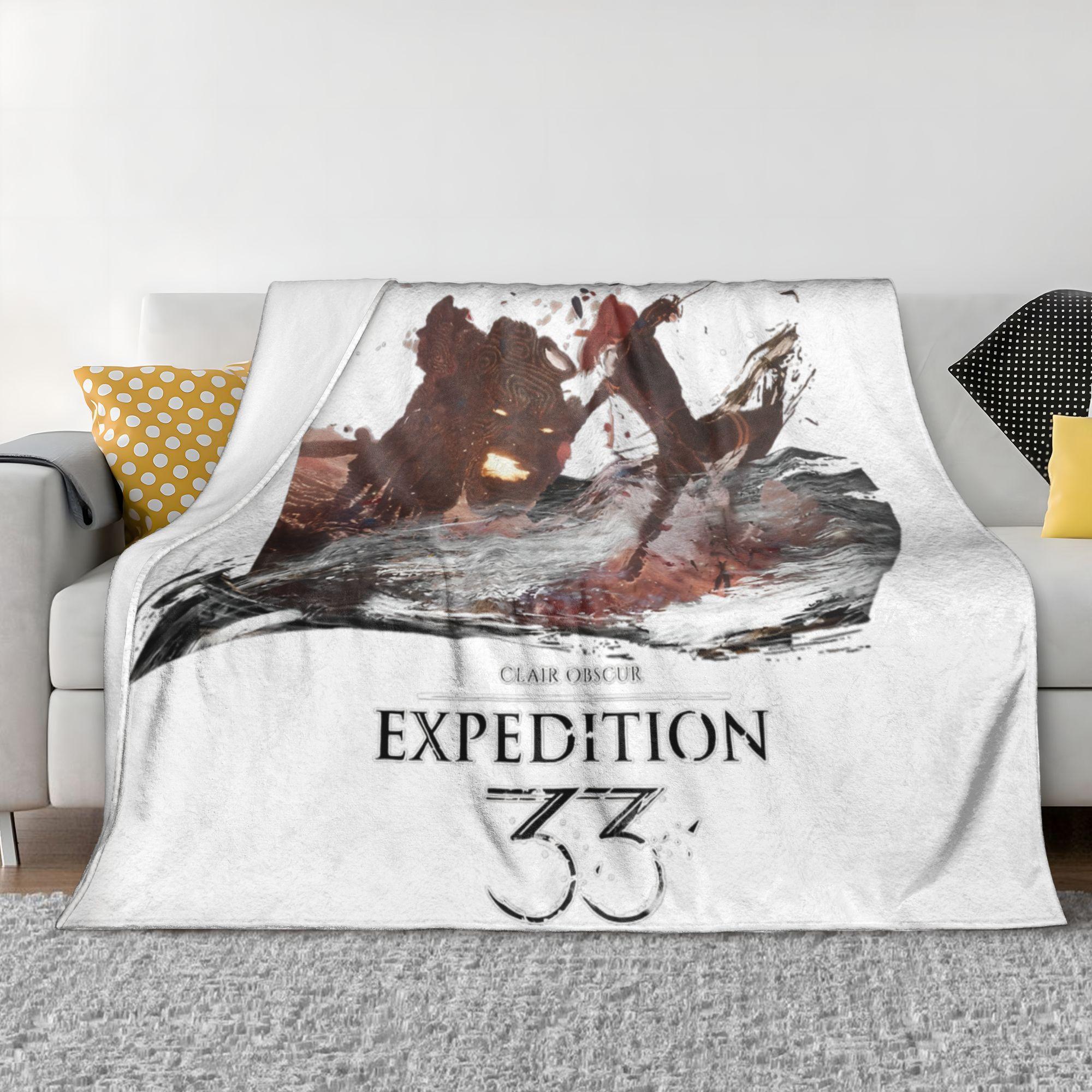 

Clair Obscur Expedition 33 Game Blanket Fleece Summer Multi-function Super Soft Throw Blanket for Bed Office Quilt 30x40in