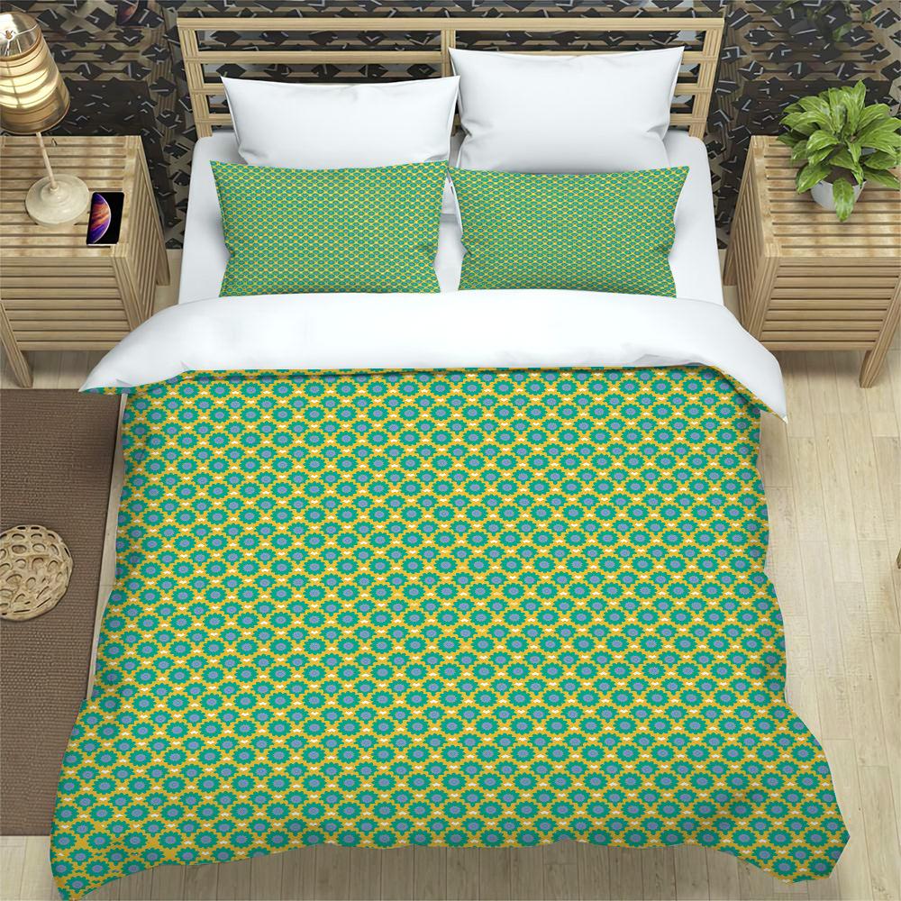 

Модная технология печати, 3D цифровая печать, постельное белье, пододеяльники, наволочки, комплекты из трех предметов EU Single135x200cm