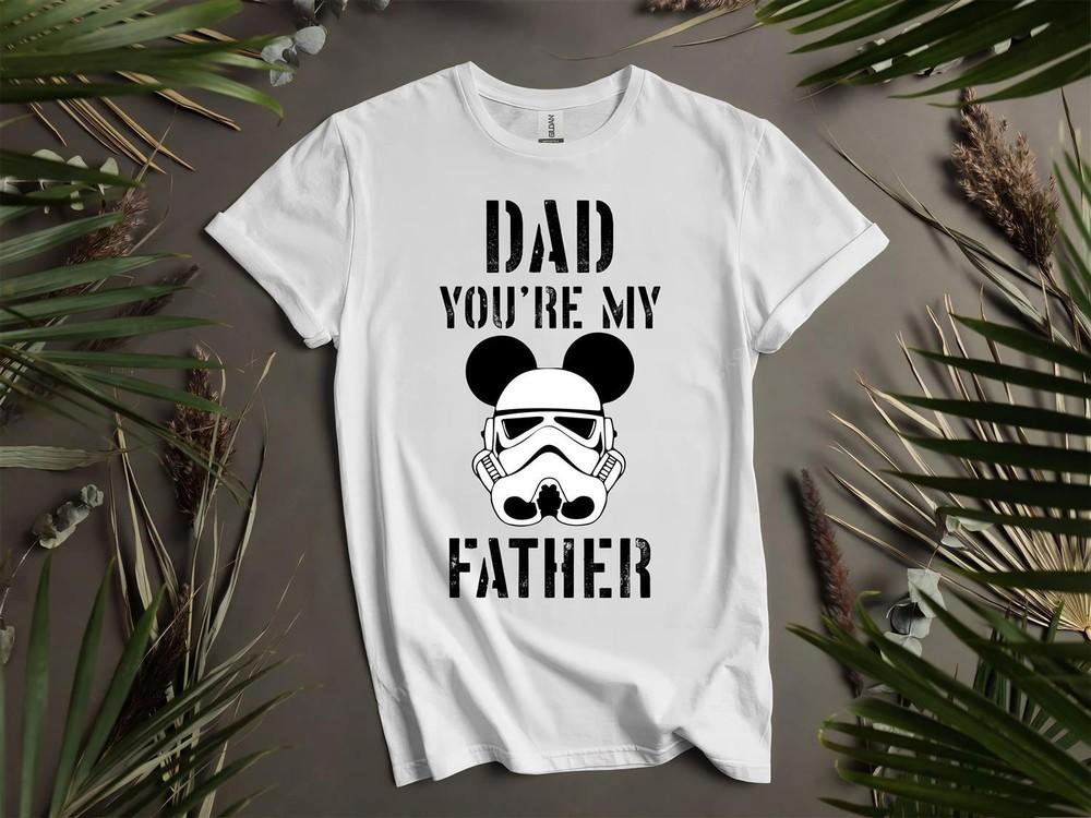 Dad You're My Father Mickey Star WarsT-shirt T Shirt Men Women Unisex Tshirt L79