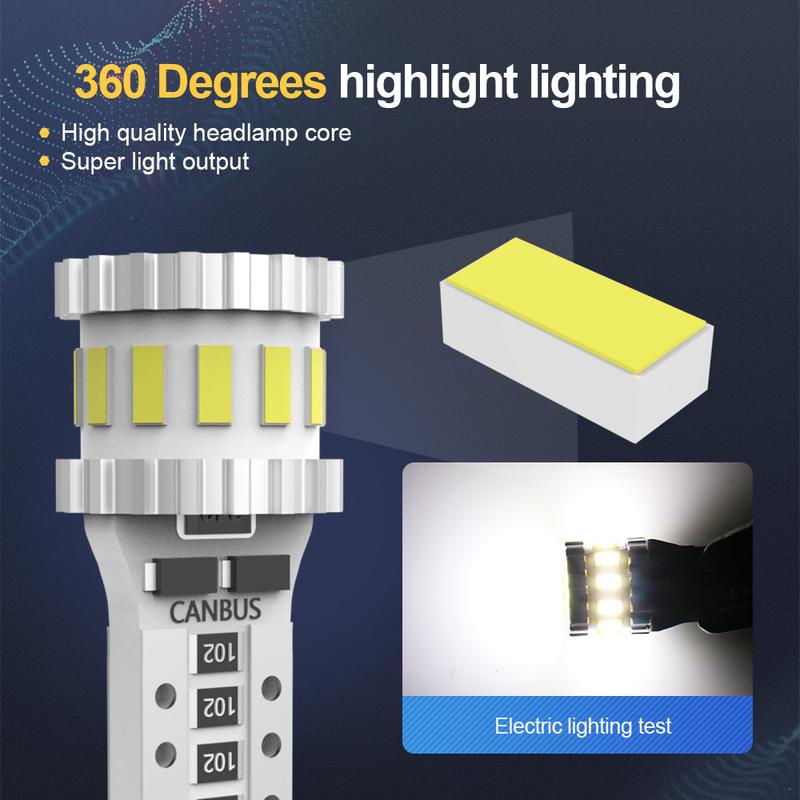 

Super Bright Car LED Clearance Light T10 Canbus No Error LED Light Bulbs For BMW 1 Series E87 E81 E82 E88 F20 F21 2003-2019 8000LM