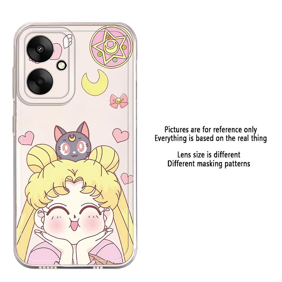 Custodia Anime Sailor Moon per Xiaomi Mi 11T Pro 11 Lite Cover Morbida per Telefono
