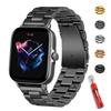 20mm/22mm Band For Amazfit GTS/2/3/4/2e/GTS2 Mini/GTR2/2e/stratos/3/4/47 Stainless Steel Watch Bracelet Correa Amazfit Bip Strap
