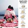 1 pezzo Coperta Dolce Minnie Mouse Leggero Plaid in Flanella per Divano Letto Viaggio Campeggio Soggiorno Ufficio Divano Sedia