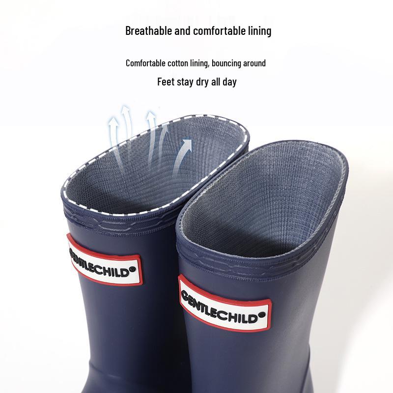 Dziecięce wodoodporne antypoślizgowe kalosze dla chłopców i dziewczynek, w wieku 2-8 lat - Oryginalna prosta jakość