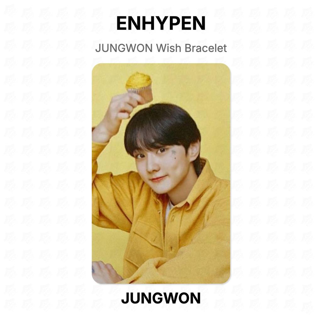 ENHYPEN JUNGWON JUNGWON Wish Bracelet Official Photocard