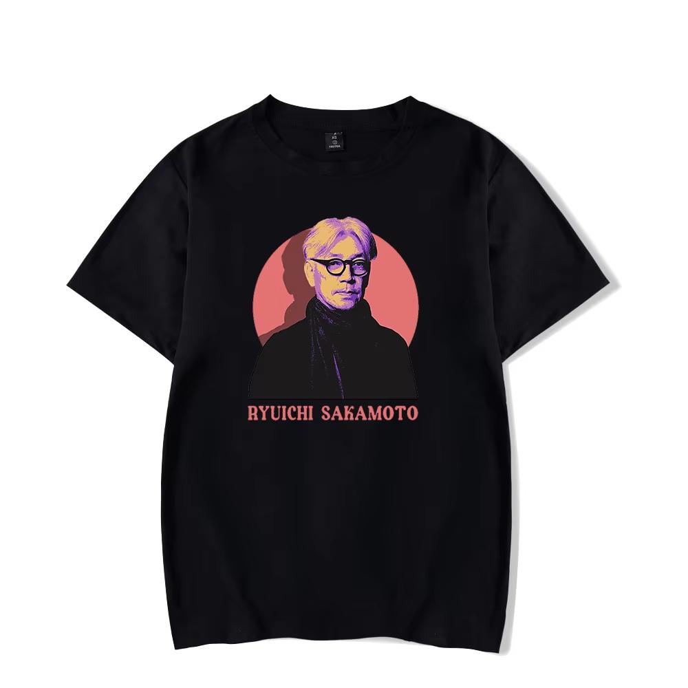 Men's Women T Shirt 2023 Rest In Peace Clothe Ryuichi Sakamoto Short Sleeve Tees NEO GEO RYUICHI SAKAMOTO Oversized Summer Tops