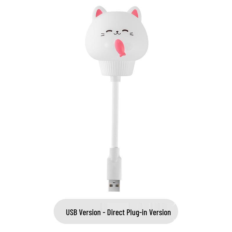 USB Voice-Controlled Dimmable Night Light for Children's Room