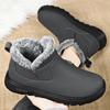 Cotton Shoes Men's Shoes Large Size Polyurethane Men's Boots Cold-proof and Warm Boots Men's High-top Cotton Boots Piled Thickened Snow Boots