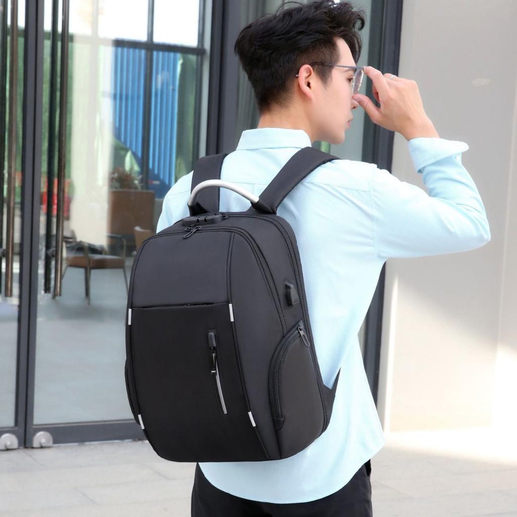 Men's Backpack, Usb Charging, Business Large-capacity Travel Bag, Backpack, Computer Bag, Casual
