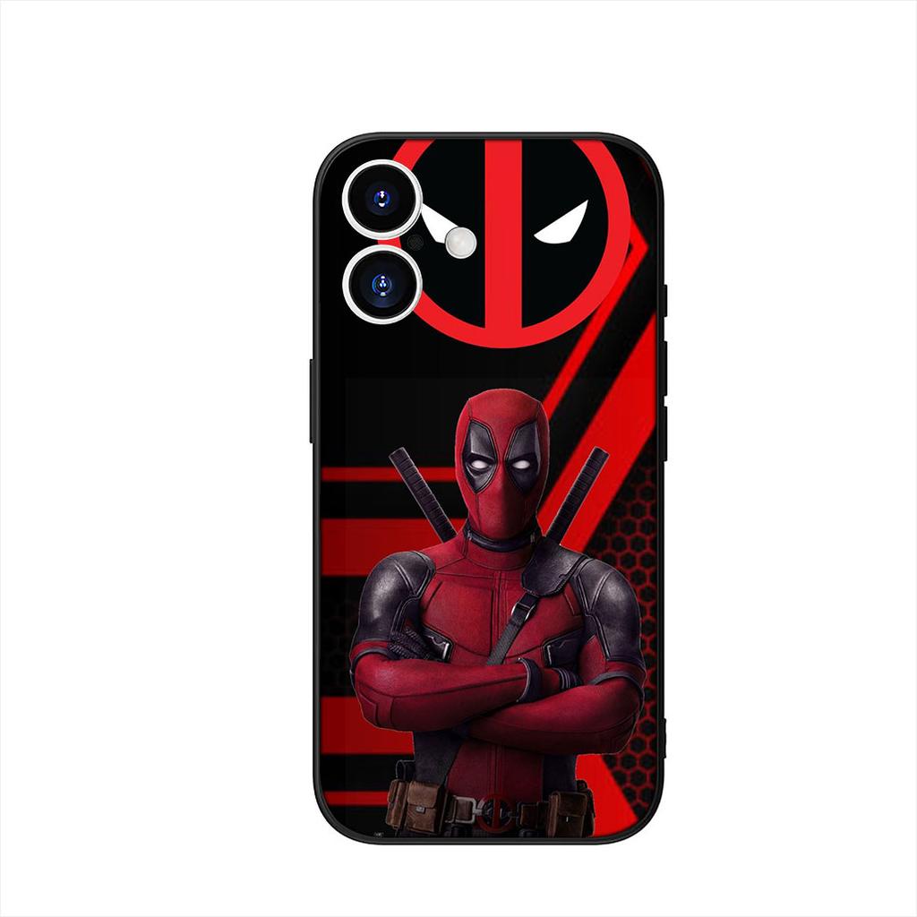 Phone Cover for Apple iPhone 17 16 11 Pro XS Max 16E 6 7 8 Plus SE 2022 X XR 6S Air Case Super hero Marvel Deadpool Superhero