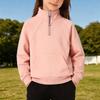 Jungen Kapuzenpullover mit durchgehendem Reißverschluss Langarm Sweatshirt - Farbe Lässig Bequem Oberteil für Sport und tägliches Tragen