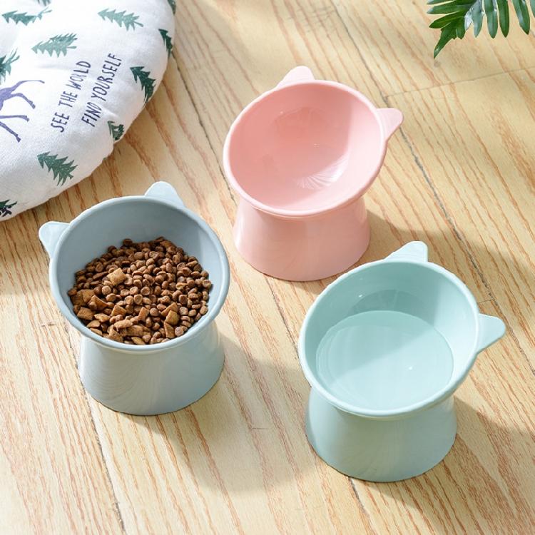 Raised Cats Food Bowls with Stand Cats Dish for Food or Water Tilted Feedi
