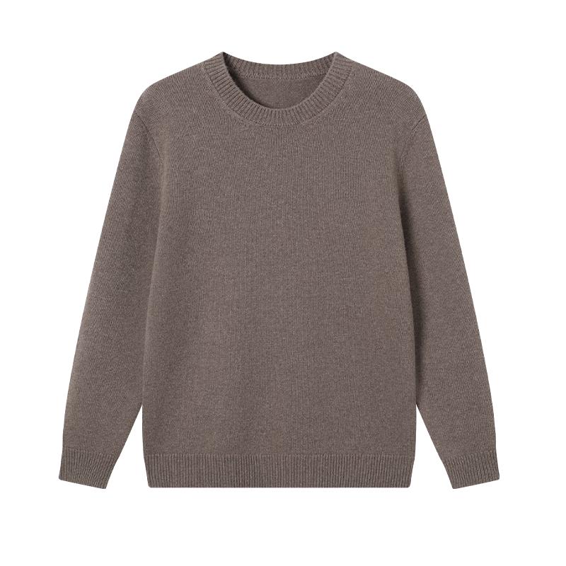 Men's Coarse Knit Wool & Cashmere Blend Sweater