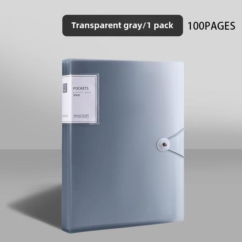 A4 Display Book-Large Capacity Premium Clear Folder,Portfolio Document Organizer for School Office Home,Artwork Presentation