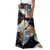 Women High Waisted Wide Leg Pants Summer Casual Flowy Palazzo Pants Floral Print Beach Trousers With Pocket