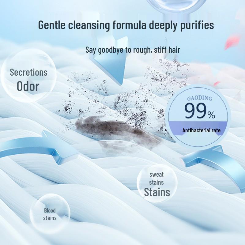 Antibacterial Laundry Detergent for Underwear: Removes Mites & Stains, Deodorizes with Long-Lasting Fragrance