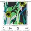 Geometric Abstract Shower Curtain Modern Art Washable Bathroom Decor Set Waterproof Liner