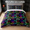 Among Us Design Bed Bedding Set 1 Duvet Cover + 2 Pillowcases Soft Breathable Household Bed Linens