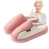 Waterproof cotton slippers winter 2025 new outdoor wear indoor home non-slip thick bottom couple cotton drag winter