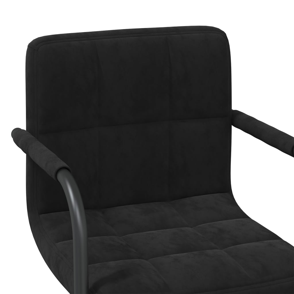 Black Velvet Bar Stool