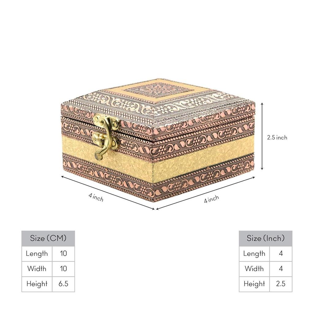 Jewellery Box Wooden Storage Organizer Anniversary Gift Wedding Gift Vanity Box Bangle Earrings Necklace Multi-Purpose Use for Women