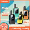 BTONERA BT300 Mini Walkie Talkie Rádio Bidirecional 2 PEÇAS Walkie-talkie Infantil Rádio de Comunicação PMR/FRS Portátil para Camping Brinquedos