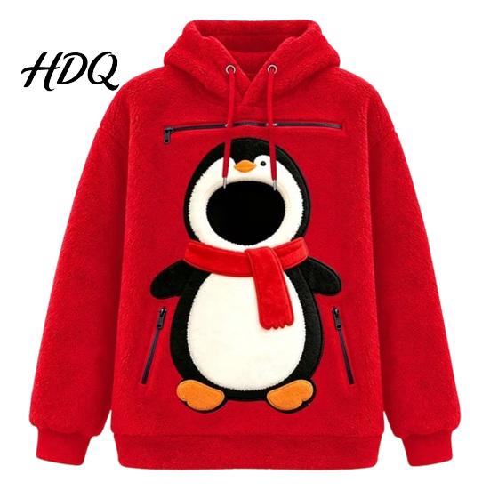 Zachte Polyester Draag Hoodie Pullover Kerst Huisdier Mannen Sweatshirt voor Vrouwen met Kangoeroe Vakantie Liefhebber