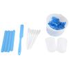 Silicone Measuring Cup Set for Epoxy Resin,600 & 100 Ml Mixing Cup, Silicone Spatula,Gloves Of Epoxy Resin,Easy To