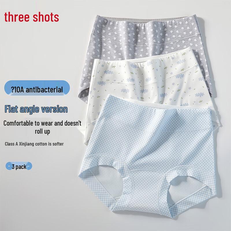 Threegun Women's 100% Cotton Antibacterial Briefs