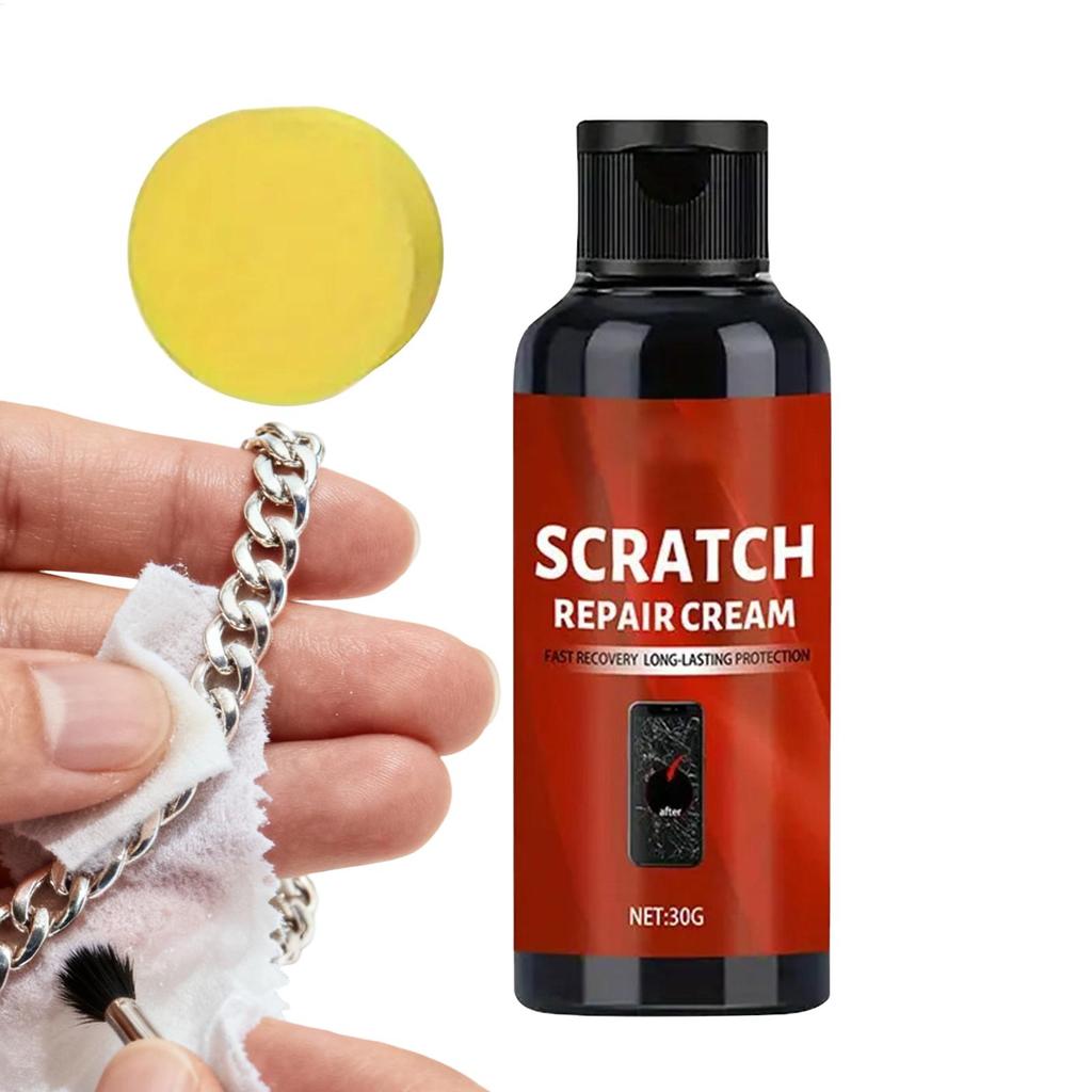 Screen Scratch Remover Gentle Polishing Quick Fix Cream Phone Screen Scratch Repair Kit for Restoration Maintenance Care Watch